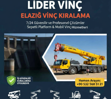 elazığ vinç kiralma